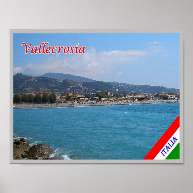 Italy - Liguria - Vallecrosia - Poster (Front)