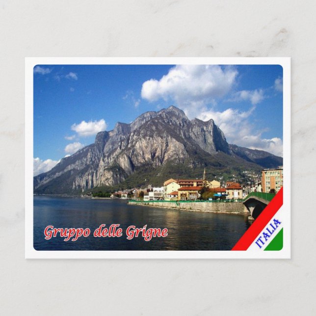 Italy - Lombardy - Lake Como - Gruppo delle Grigne Postcard (Front)