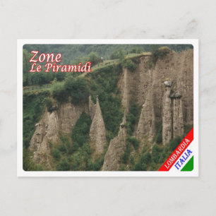 Italy - Lombardy - Lake Iseo - Zone - Le Piramidi Postcard