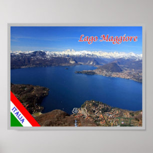 Italy - Lombardy - Lake Maggiore - Poster
