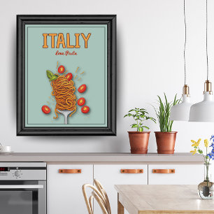 Italy Love Pasta  Poster