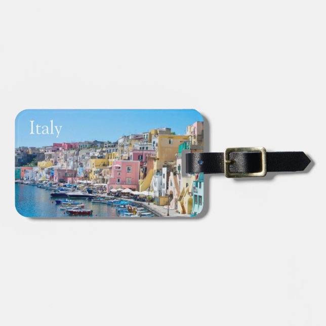 Italy Luggage Tag (Front Horizontal)