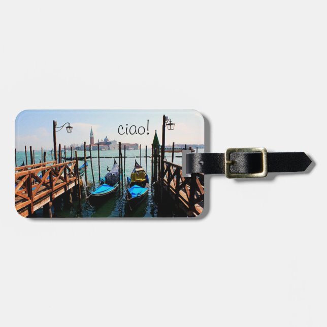 Italy Luggage Tag - Venice (Front Horizontal)