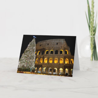 Italy Magazine Christmas Card - Colosseum