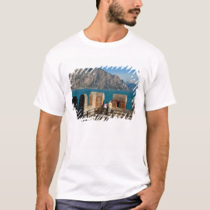 Italy, Malcesine, view from castle tower of T-Shirt