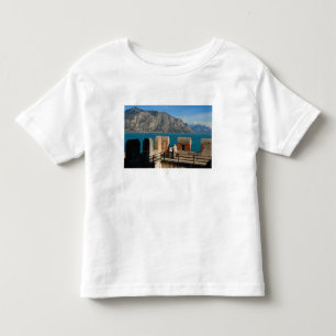 Italy, Malcesine, view from castle tower of Toddler T-Shirt