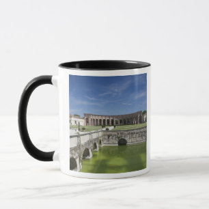 Italy, Mantua Province, Mantua. Courtyard, Mug