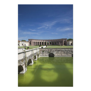 Italy, Mantua Province, Mantua. Courtyard, Photo Print