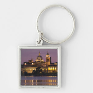 Italy, Mantua Province, Mantua. Town view and Key Ring