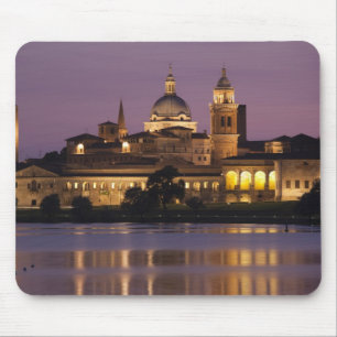 Italy, Mantua Province, Mantua. Town view and Mouse Pad