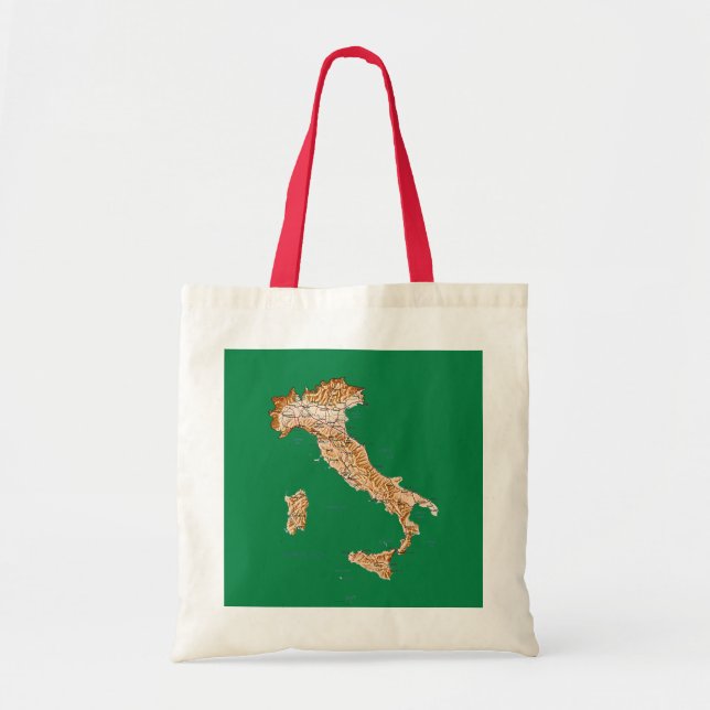 Italy Map Bag (Front)