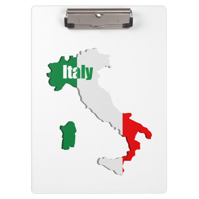 Italy map clipboard (Front)