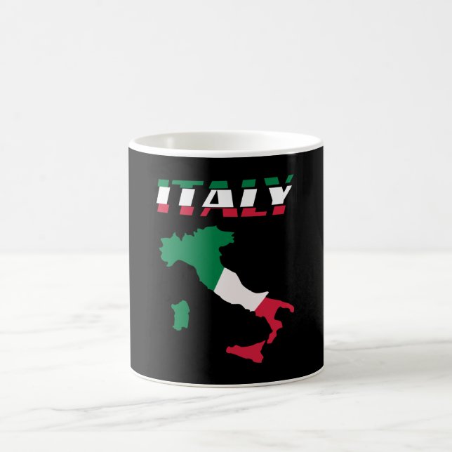 Italy Map Italian Italia Coffee Mug (Center)