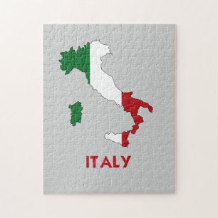 ITALY MAP JIGSAW PUZZLE
