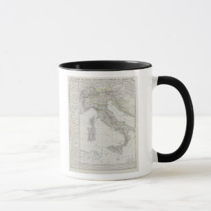 Italy map mug