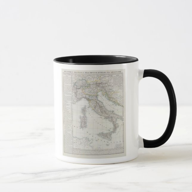 Italy map mug (Right)