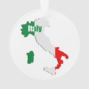 Italy map ornament