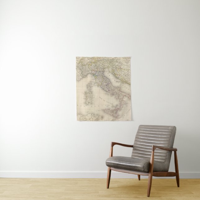 Italy Map Tapestry (In Situ)