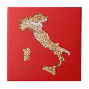 Italy Map Tile