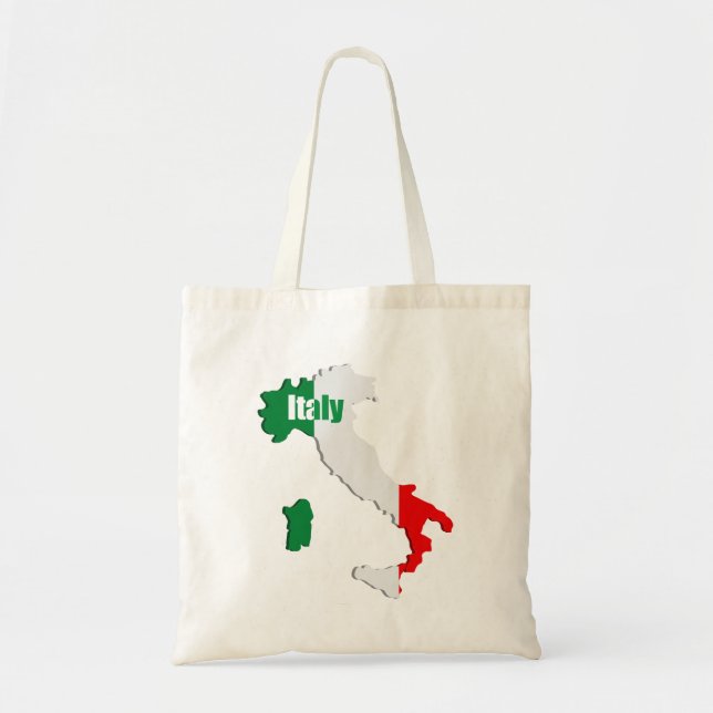 Italy map tote bag (Front)