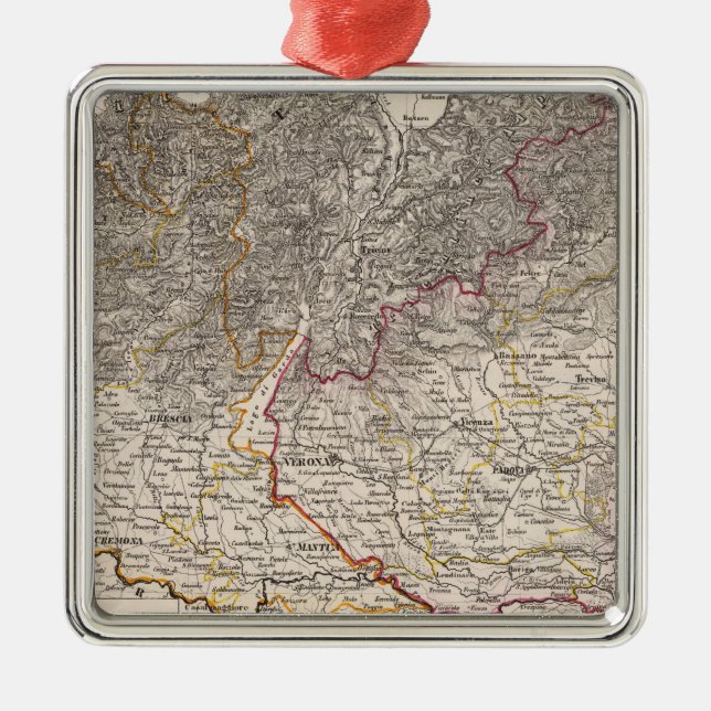 Italy Metal Ornament (Front)