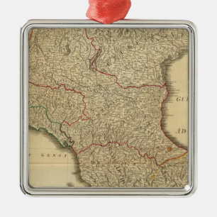 Italy middle, upper metal tree decoration