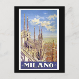Italy Milan Assisi Napoli Verona San Remo Postcard