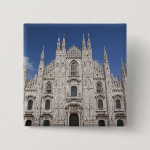 Italy, Milan Province, Milan. Milan Cathedral, 2 15 Cm Square Badge