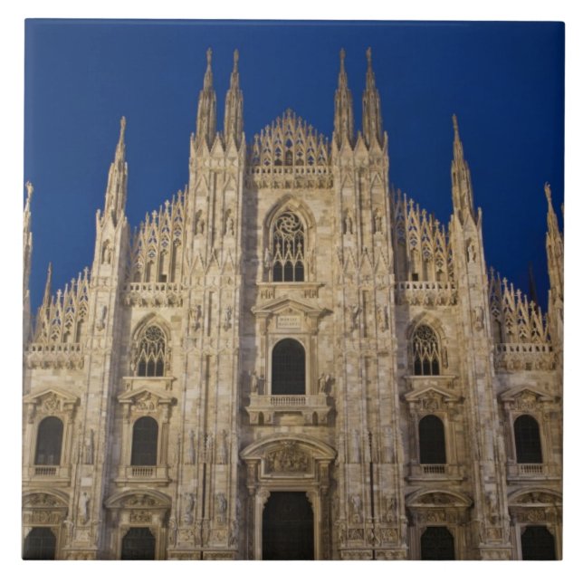 Italy, Milan Province, Milan. Milan Cathedral, Tile (Front)