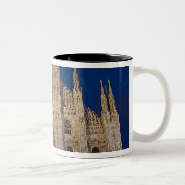 Italy, Milan Province, Milan. Milan Cathedral, Two-Tone Coffee Mug (Right)