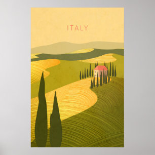Italy Minimal Travel Poster