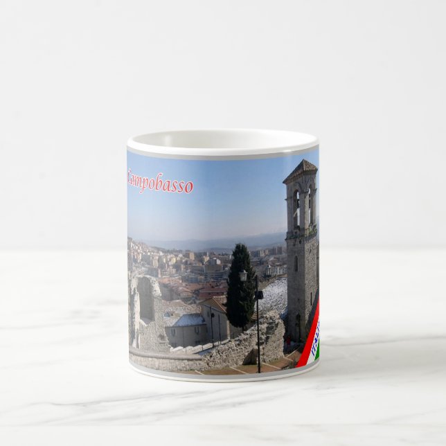 Italy - Molise - Campobasso - Bell Tower - Coffee Mug (Center)