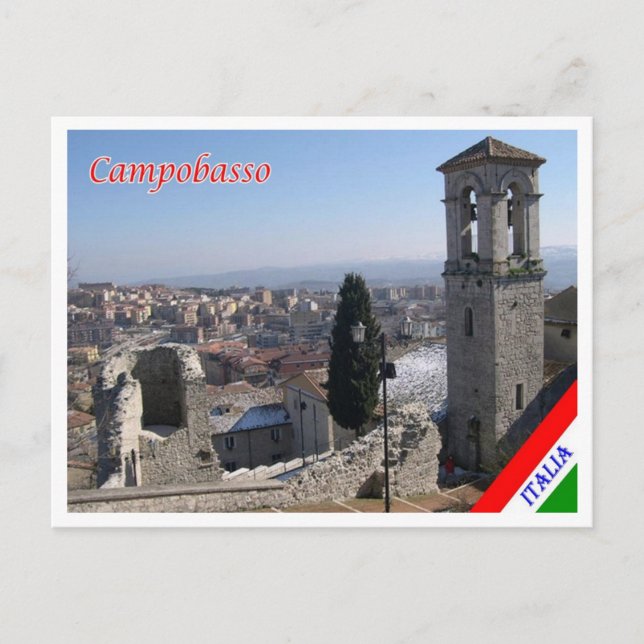 Italy - Molise - Campobasso - Bell Tower - Postcard (Front)