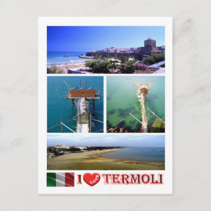 Italy - Molise - Termoli - I Love - Postcard