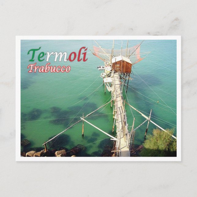 Italy - Molise - Termoli - Il Trabucco - Postcard (Front)