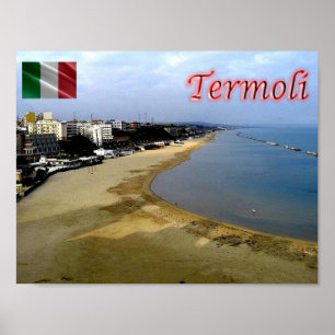Italy - Molise - Termoli - Sant'Antonio Beach - Poster