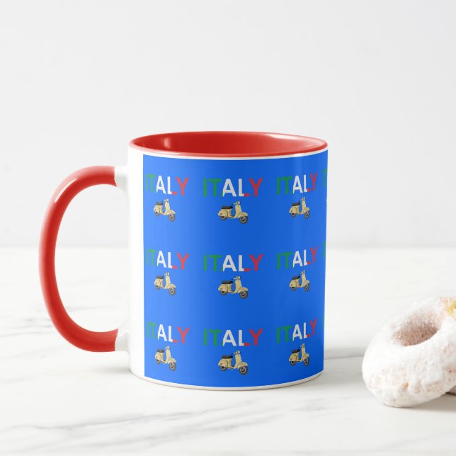 Italy Motorino Mug (With Donut)