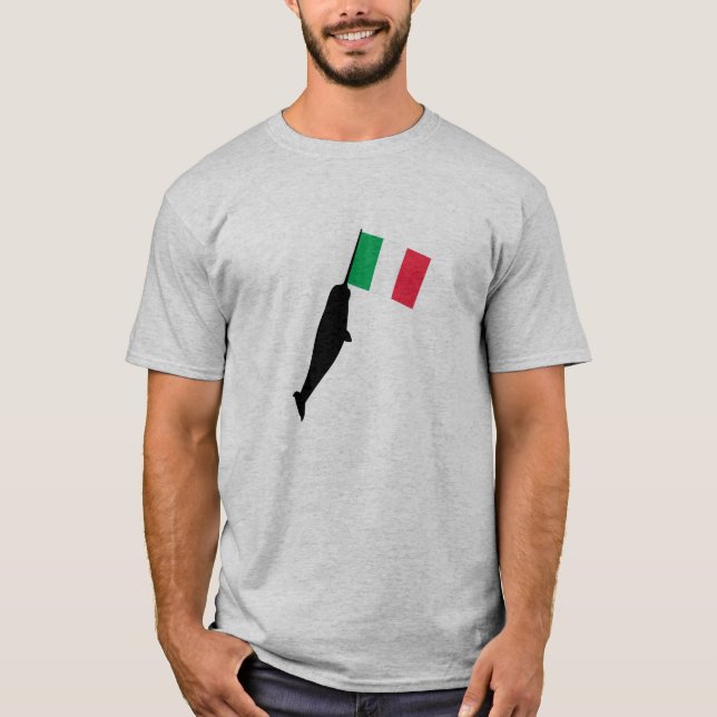 italy Narwhal T-Shirt (Front)