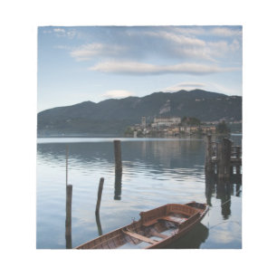 Italy, Novara Province, Orta San Giulio. Isola Notepad