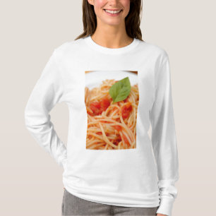 Italy, Orta, Lake Orta, spaghetti with tomato T-Shirt
