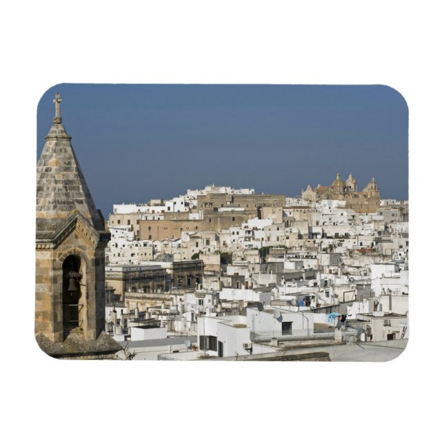 Italy, Ostuni, close up view of old city Magnet (Horizontal)