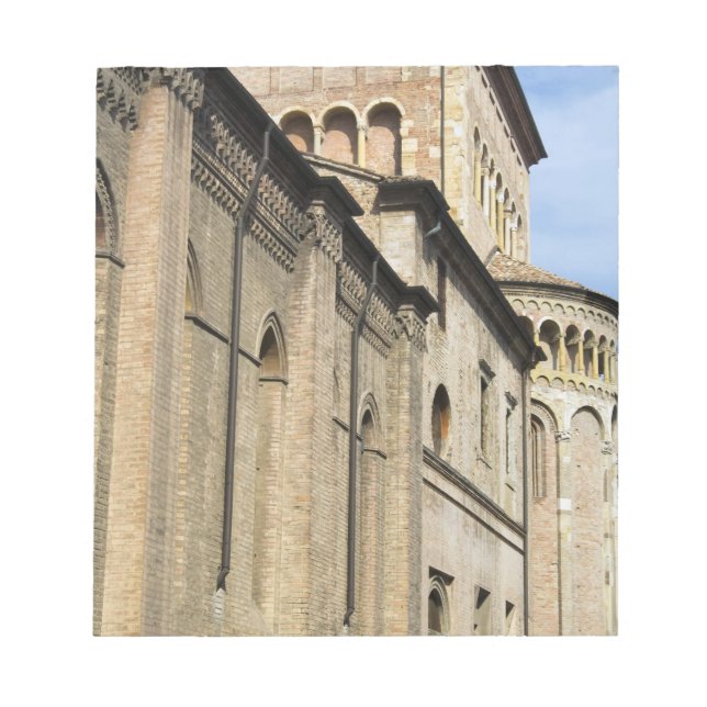 Italy, Parma, Tower of San Giovanni Church Notepad (Front)