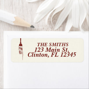 Italy Pasta Return Address Labels 