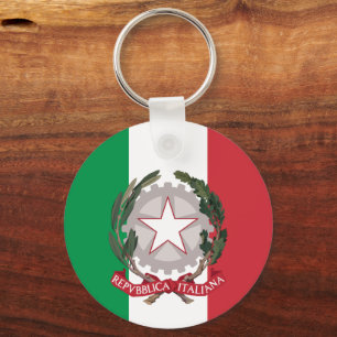 Italy patriots & Italian Flag fashion / sports Key Ring