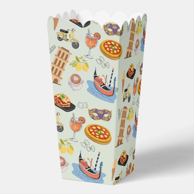  Italy Perfect Vacation Favour Box (Back)