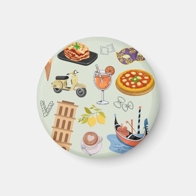 Italy Perfect Vacation Magnet (Front)