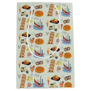 Italy Perfect Vacation Medium Gift Bag