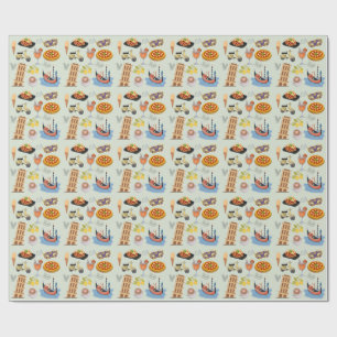 Italy Perfect Vacation Wrapping Paper