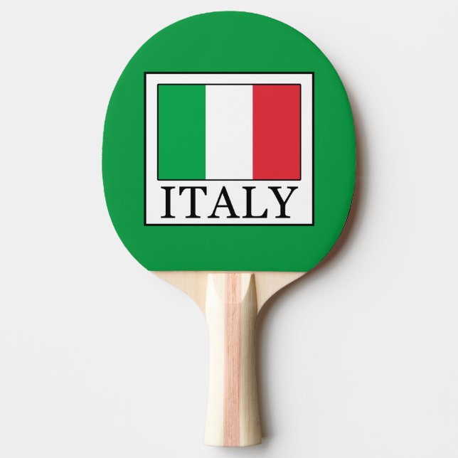 Italy Ping Pong Paddle (Front)