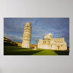 Italy, Pisa, Duomo and Leaning Tower, Pisa, 2 Poster